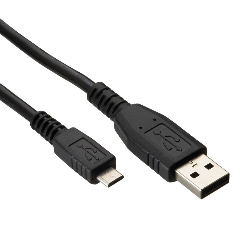 POWERTECH καλώδιο USB σε Micro USB CAB-U010, 5m, μαύρο -κωδικός CAB-U010