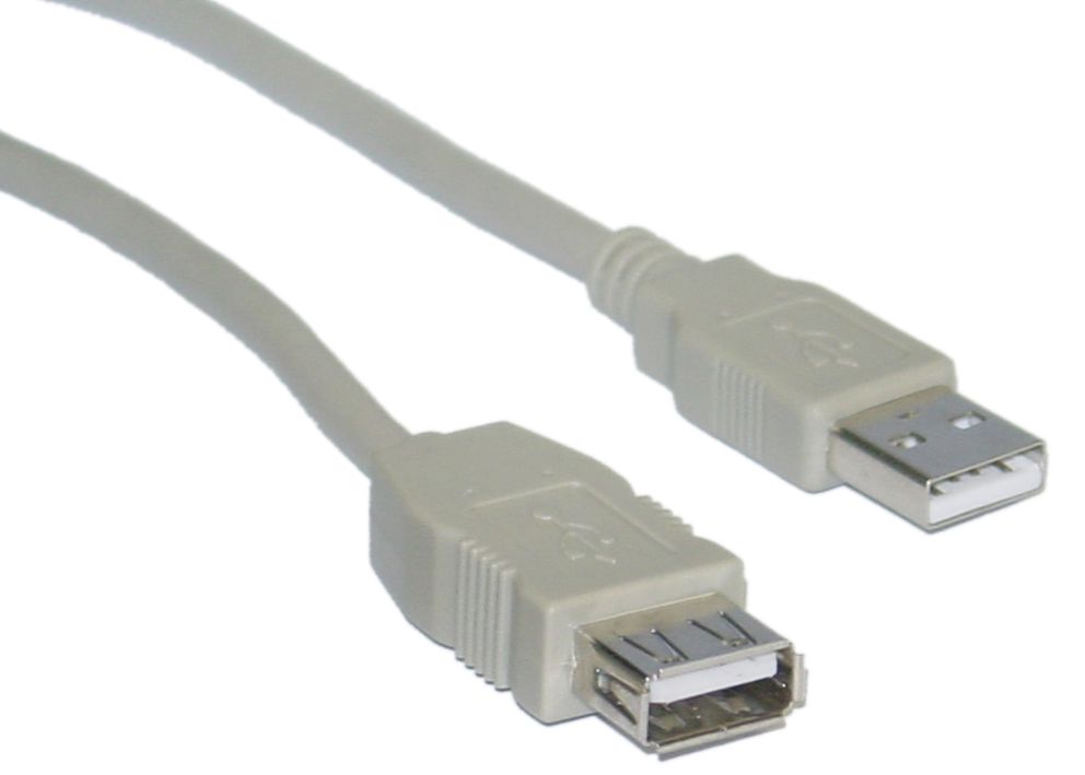 POWERTECH καλώδιο προέκτασης USB CAB-U076, 480Mbps, 1.5m, γκρι -κωδικός CAB-U076