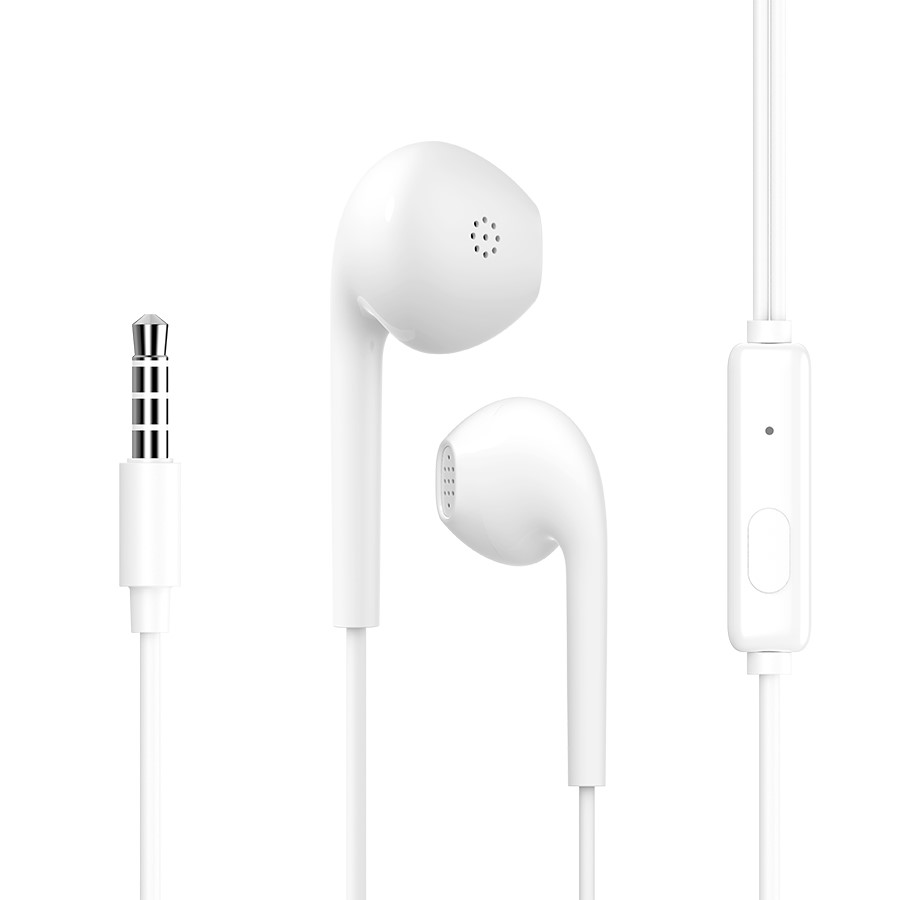 CELEBRAT earphones G12 με μικρόφωνο, 14.2mm, 3.5mm, 1.2m, λευκό