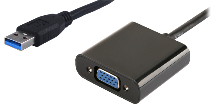 POWERTECH αντάπτορας USB 3.0 σε VGA PTH-021, Full HD, μαύρο -κωδικός PTH-021