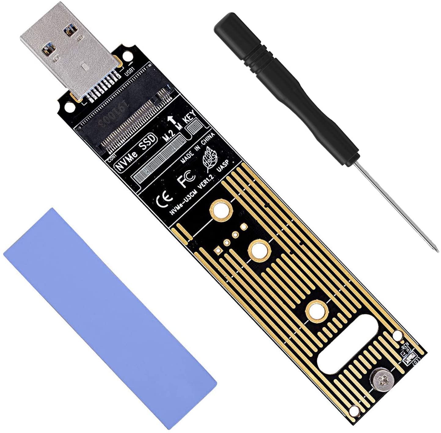 POWERTECH Converter M.2 Key M NVMe σε USB 3.1 Gen 2 TOOL-0045 -κωδικός TOOL-0045