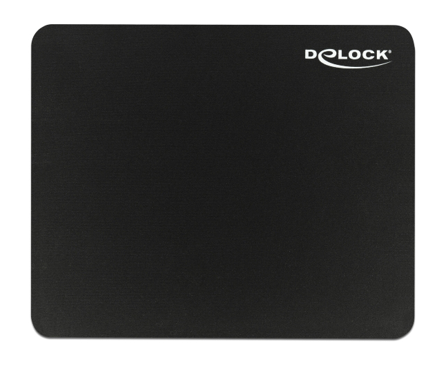 DELOCK mouse pad 12005, 22x18x0.2cm, μαύρο -κωδικός 12005