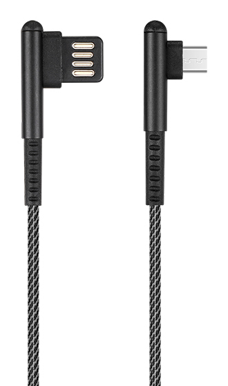 ROCKROSE καλώδιο USB σε Micro USB Janus AM, 10.5W, 1m, μαύρο -κωδικός RRCS04M