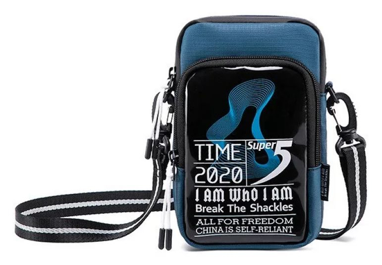 SUPER FIVE τσάντα ώμου K00110-BL, μπλε -κωδικός K00110-BL