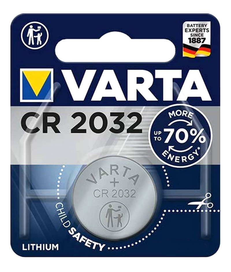 VARTA μπαταρία λιθίου CR2032, 3V, 1τμχ -κωδικός VCR2032