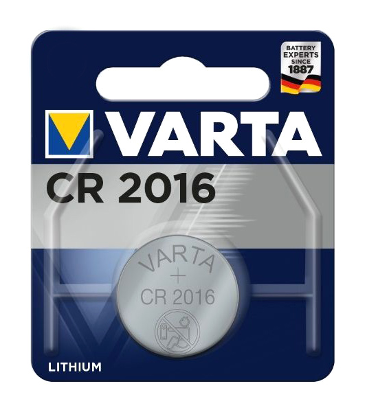 VARTA μπαταρία λιθίου CR2016, 3V, 1τμχ -κωδικός VCR2016