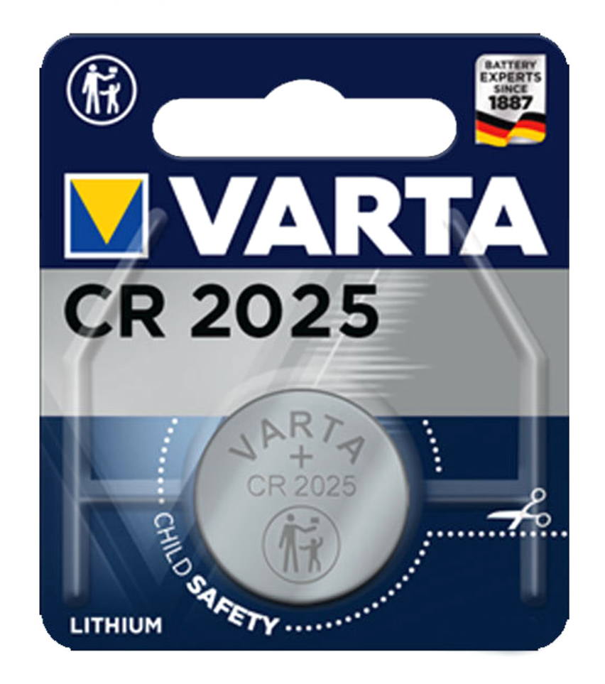 VARTA μπαταρία λιθίου CR2025, 3V, 1τμχ -κωδικός VCR2025