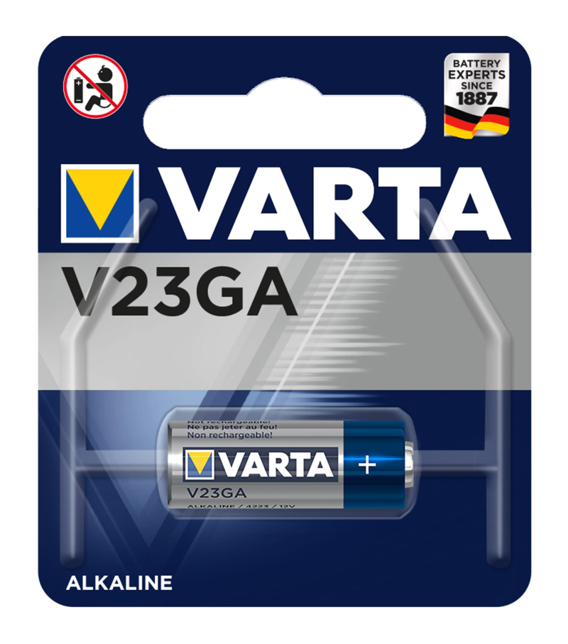VARTA αλκαλική μπαταρία A23 8LR932, 12V, 1τμχ -κωδικός V23GA-8LR932