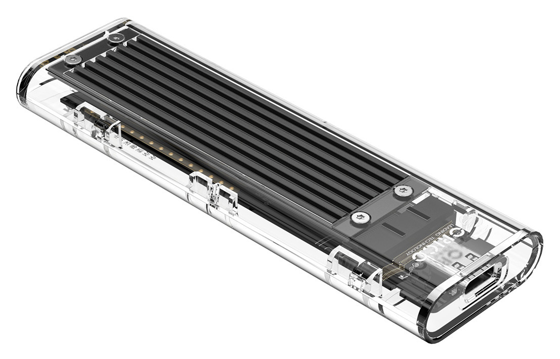 ORICO θήκη για Μ.2 B key SSD TCM2F-C3, USB3.1, 5Gbps, έως 2TB, μαύρο -κωδικός TCM2F-C3-BK-BP