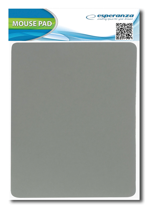 ESPERANZA mouse pad EA145E, 21.5×17.5×0.2cm, γκρι