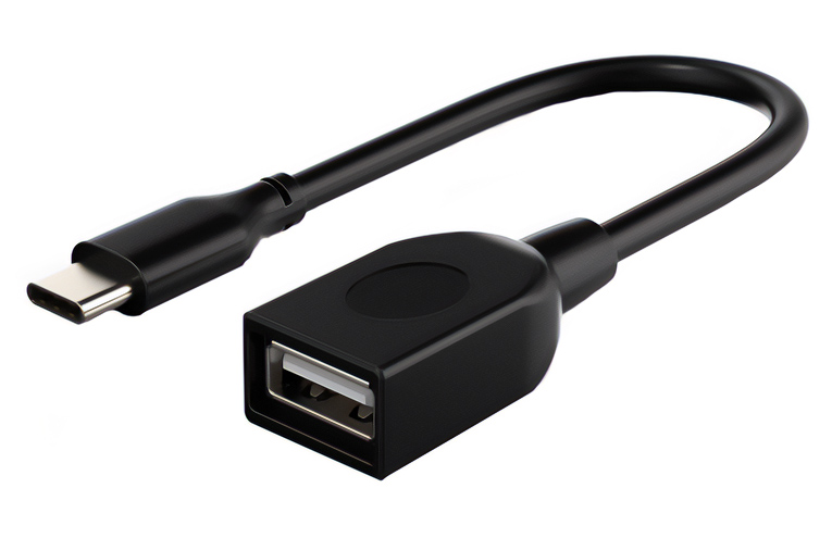 CABLETIME καλώδιο USB-C σε USB CMAF2, 480Mbps, 0.15m, μαύρο -κωδικός 5210131038185
