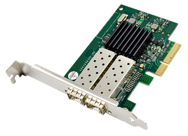 POWERTECH κάρτα επέκτασης PCIe σε Dual SFP ST722, 1000Mbps, JL82576EB -κωδικός ST722