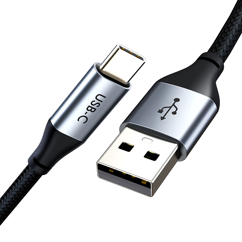 CABLETIME καλώδιο USB-C σε USB CMAM5A, 25W, 480Mbps, 0.25m, μαύρο -κωδικός 5210131038086