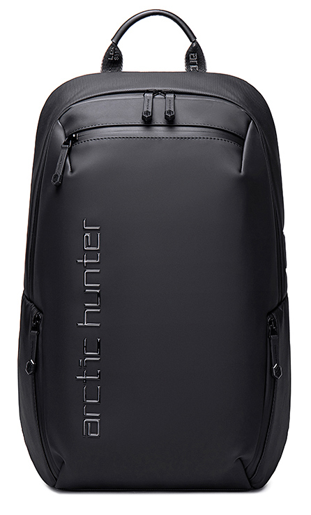 ARCTIC HUNTER τσάντα πλάτης B00423-BK με θήκη laptop 15.6, μαύρη -κωδικός B00423-BK
