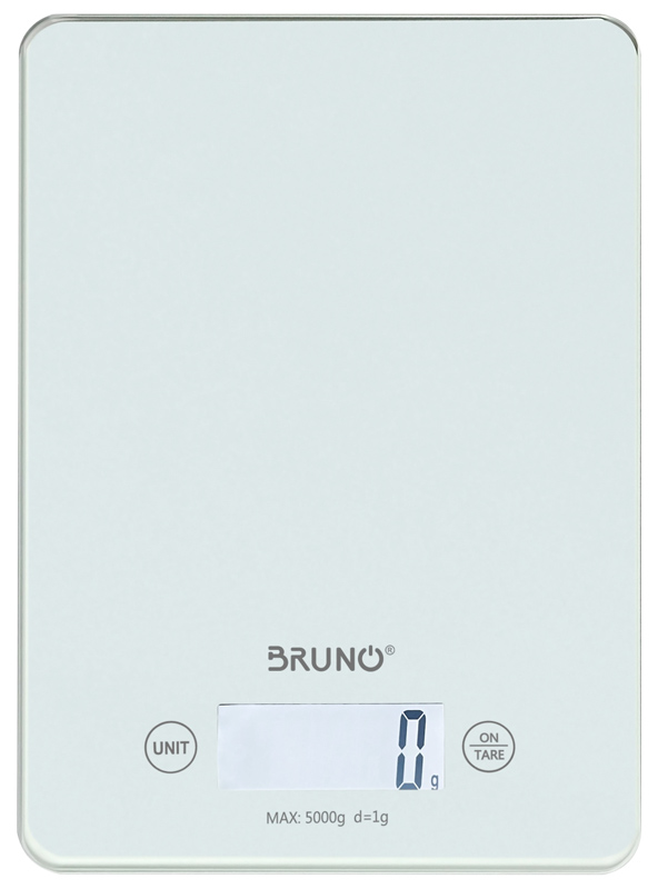 BRUNO ψηφιακή ζυγαριά κουζίνας BRN-0061, έως 5kg, λευκή -κωδικός BRN-0061