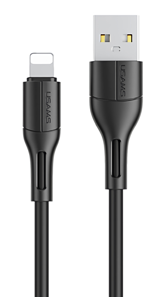USAMS καλώδιο USB σε Lightning US-SJ500, 10W, 1m, μαύρο -κωδικός SJ500USB01
