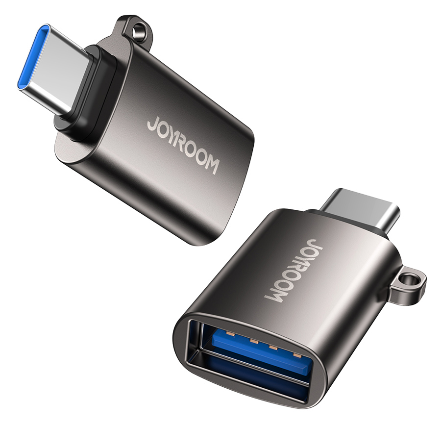 JOYROOM αντάπτορας USB-C σε USB 3.0 S-H151, 5Gbps, γκρι -κωδικός S-H151-BK