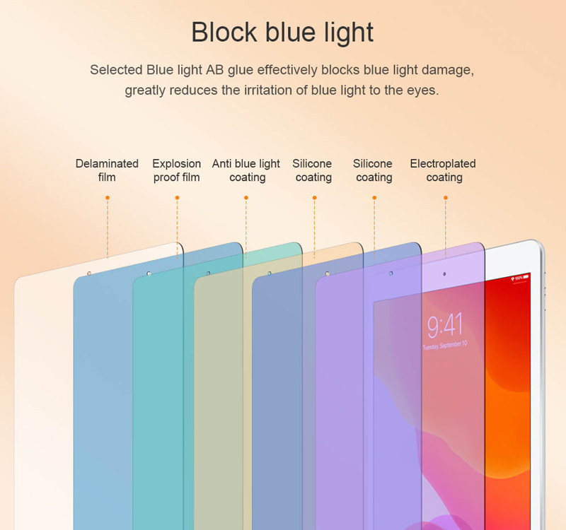 NILLKIN tempered glass V+ Anti Blue Light για Apple iPad 10.9