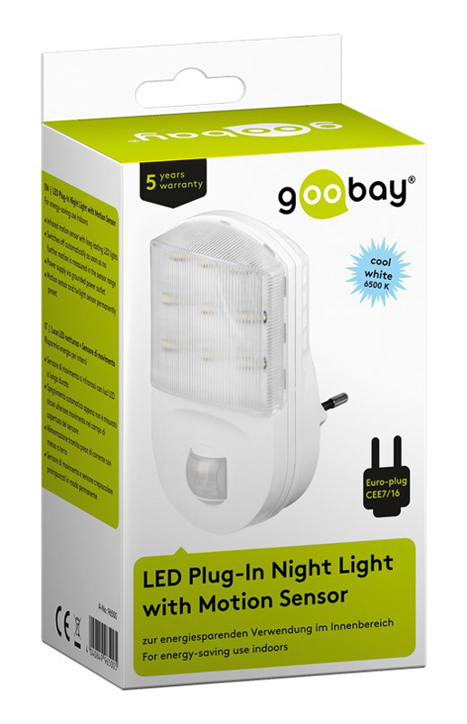 GOOBAY LED φωτιστικό 96500, με ανιχνευτή κίνησης, 7000K, 40lm, ..