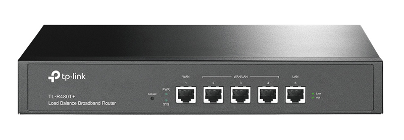 TP-LINK load balance broadband router TL-R480T+, 5x Ethernet port, Ver 9 -κωδικός TL-R480T+