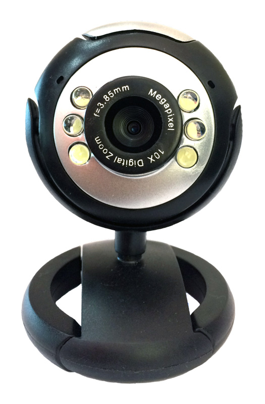 POWERTECH Web Camera PT-509 1.3MP, Plug & Play, μαύρη -κωδικός PT-509