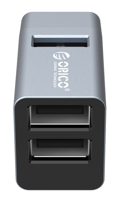 ORICO USB hub MINI-U32L, 3x θυρών, 5Gbps, USB σύνδεση, γκρι -κωδικός MINI-U32L-GY-BP