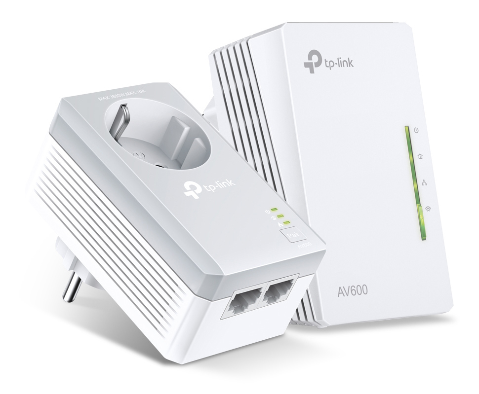 TP-LINK Powerline Wi-Fi Kit TL-WPA4226-KIT, AV600 600Mbps, Ver: 4.0 -κωδικός TL-WPA4226-KIT