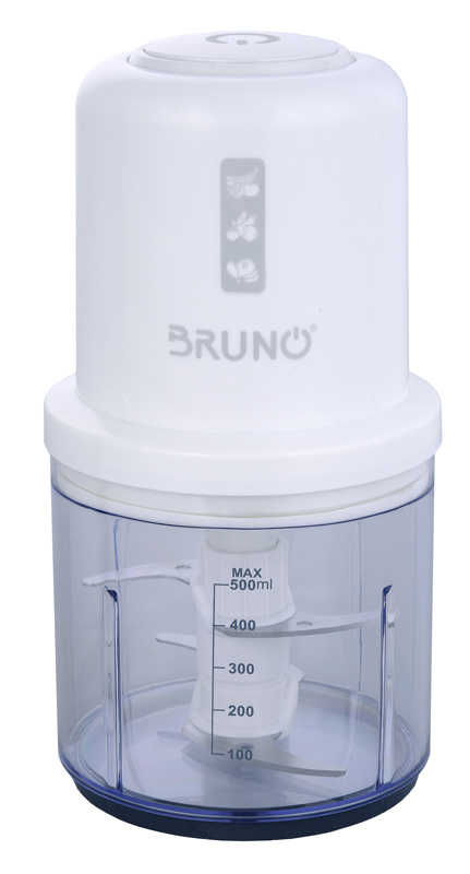 BRUNO πολυκόπτης BRN-0066, 500ml, 400W, 4 λεπίδες, λευκό