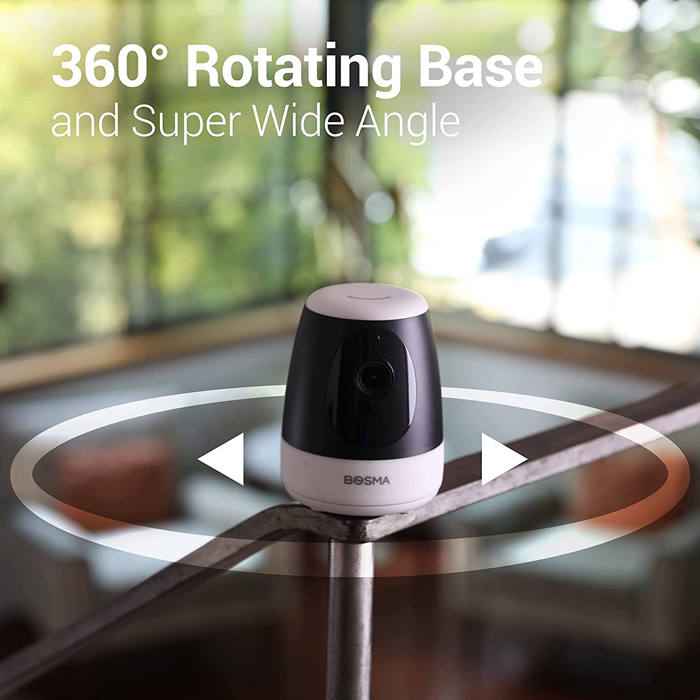 BOSMA ασύρματο σύστημα συναγερμού XC με κάμερα, Pan 360°..