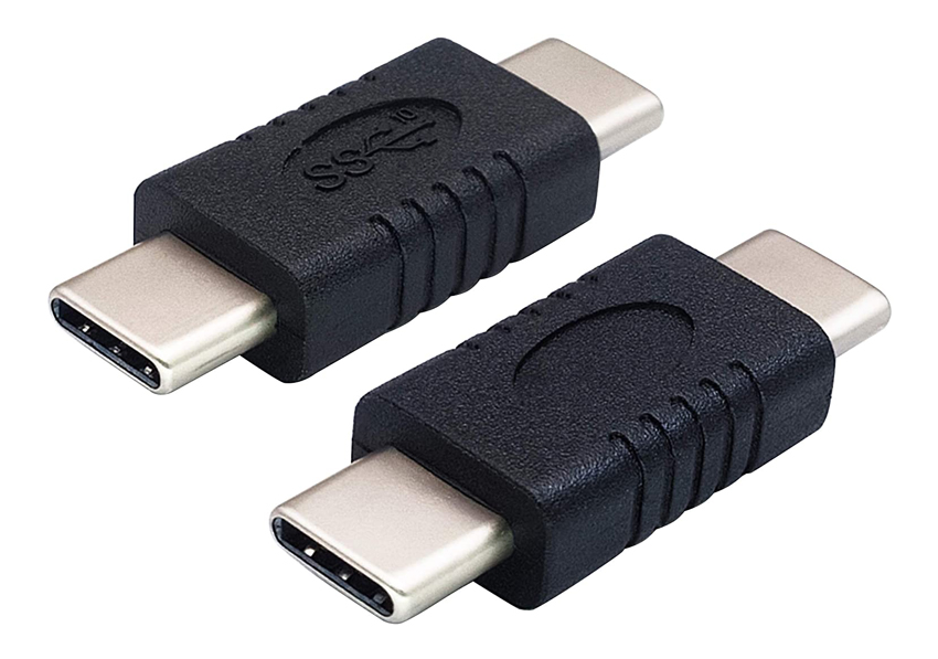 POWERTECH αντάπτορας USB-C αρσενικό σε USB-C αρσενικό PTH-061, μαύρος -κωδικός PTH-061