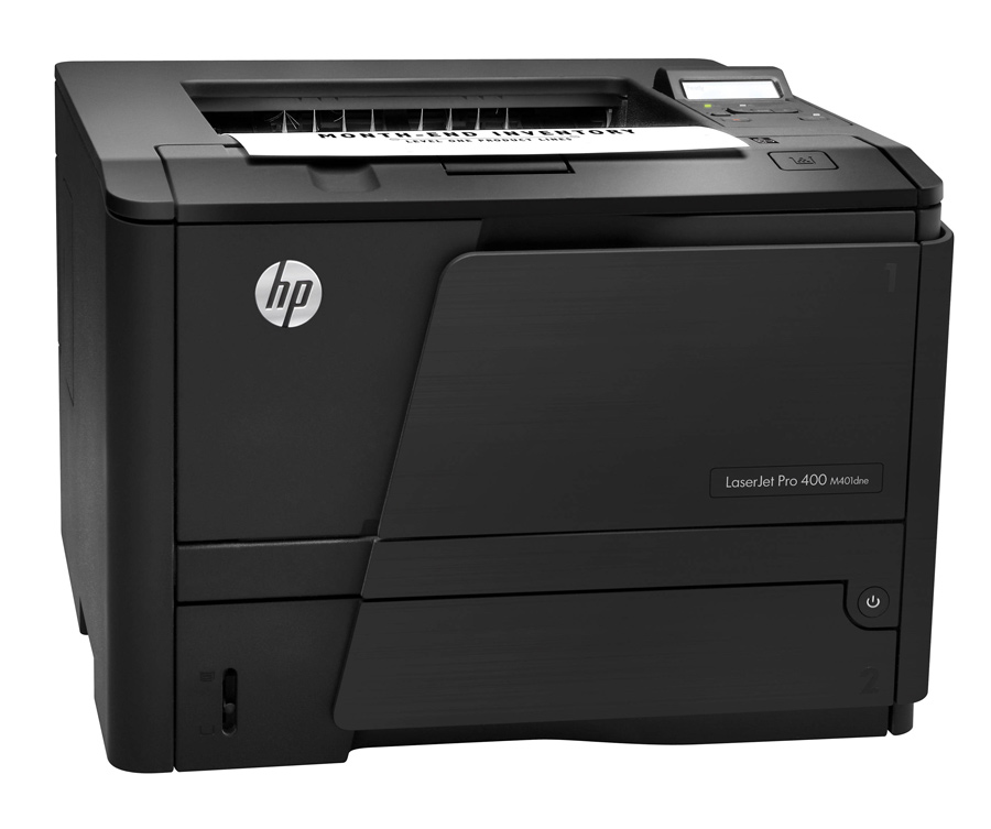 HP used Printer M401DNE, laser, mono, low toner