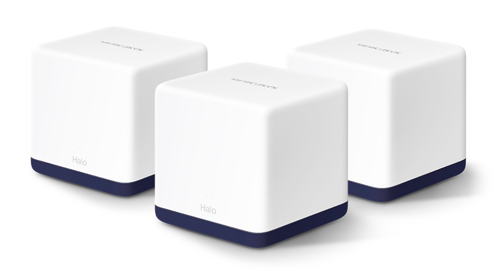 MERCUSYS Mesh Wi-Fi System Halo H50G, 1.9Gbps Dual Band, 3τμχ, Ver. 1.0 -κωδικός HALO-H50G-3PACK