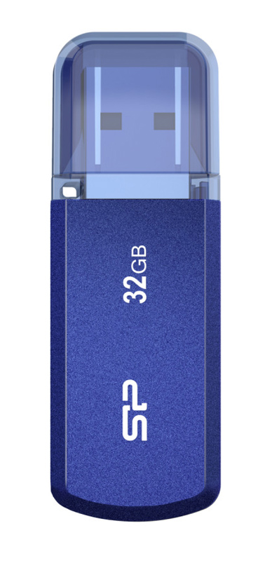 SILICON POWER USB Flash Drive Helios 202, 32GB, USB 3.2, μπλε -κωδικός SP032GBUF3202V1B