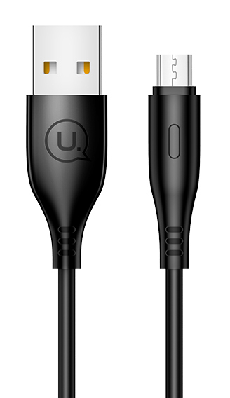 USAMS καλώδιο Micro USB σε USB US-SJ268, 10W, 1m, μαύρο -κωδικός SJ268USB01
