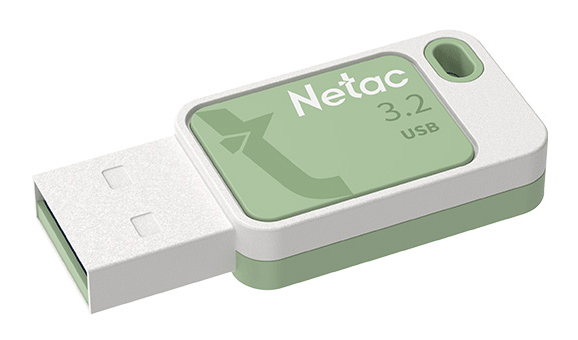 NETAC USB Flash Drive UA31, 128GB, USB 3.2, πράσινο -κωδικός NT03UA31N-128G-32GN
