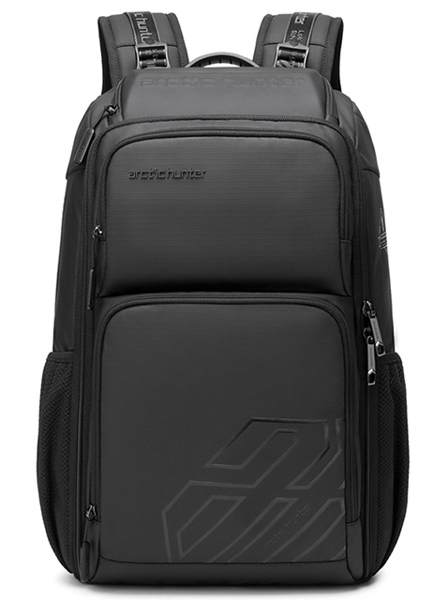 ARCTIC HUNTER τσάντα πλάτης B00461 με θήκη laptop 15.6", μαύρη -κωδικός B00461-BK