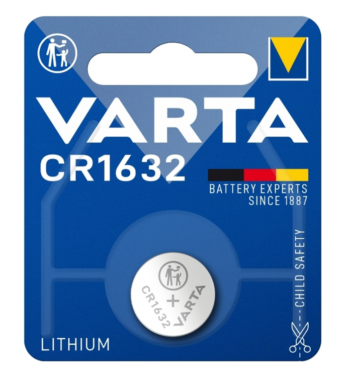VARTA μπαταρία λιθίου CR1632, 3V, 1τμχ -κωδικός VCR1632