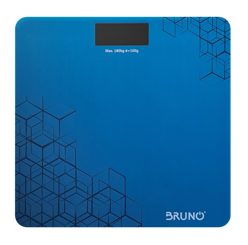 BRUNO ψηφιακή ζυγαριά BRN-0073, έως 180kg, επαναφορτιζόμενη, μπλε -κωδικός BRN-0073