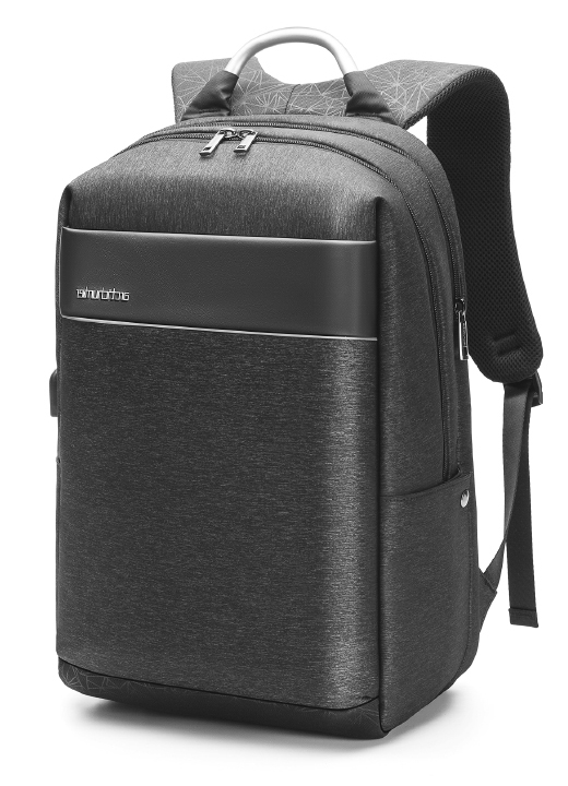 ARCTIC HUNTER τσάντα πλάτης B00218L με θήκη laptop 15.6", USB, 30L, γκρι -κωδικός B00218L-GY