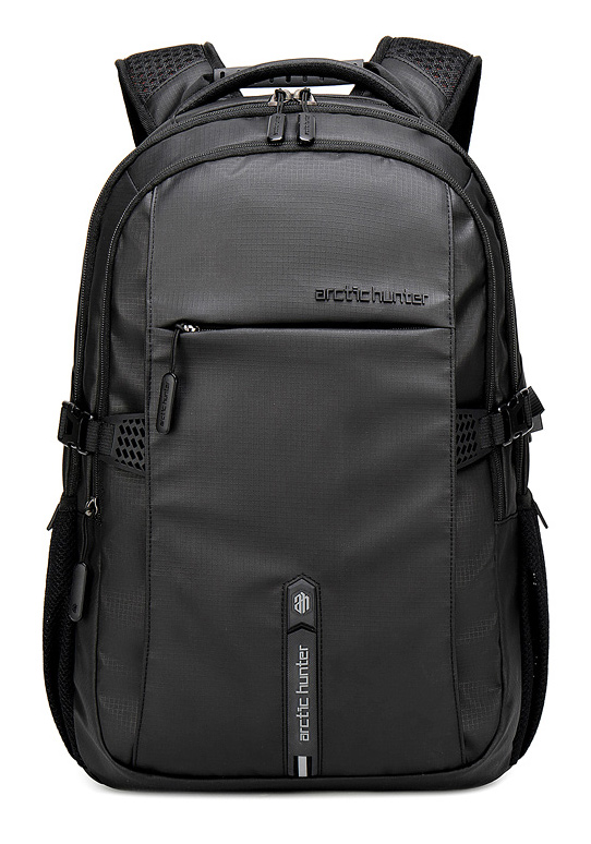 ARCTIC HUNTER τσάντα πλάτης B00388 με θήκη laptop 15.6", USB, 27L, μαύρη