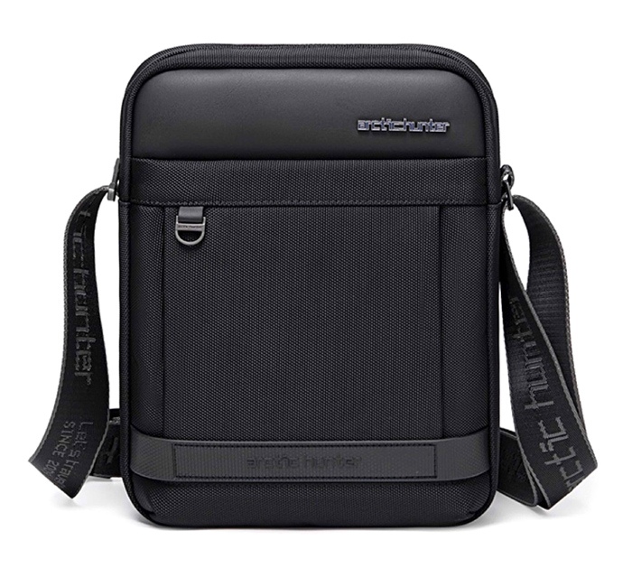 ARCTIC HUNTER τσάντα ώμου K00162 με θήκη tablet, 5L, μαύρη -κωδικός K00162-BK