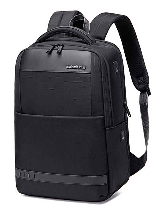 ARCTIC HUNTER τσάντα πλάτης B00498 με θήκη laptop 15.6", 22L, μαύρη -κωδικός B00498-BK