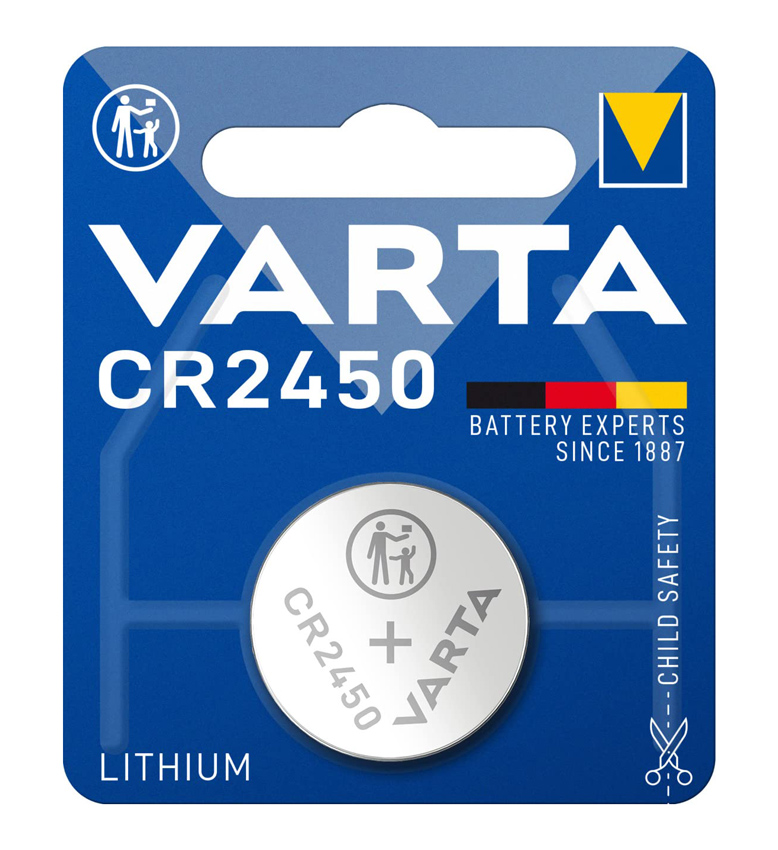 VARTA μπαταρία λιθίου CR2450, 3V, 1τμχ -κωδικός VCR2450