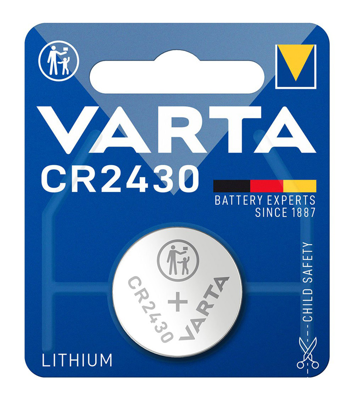 VARTA μπαταρία λιθίου CR2430, 3V, 1τμχ -κωδικός VCR2430