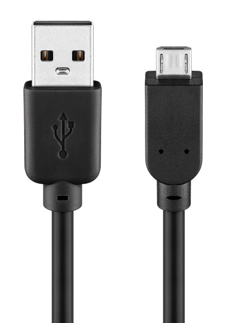 GOOBAY καλώδιο USB 2.0 σε Micro USB 93181, 1.5m, μαύρο -κωδικός 93181