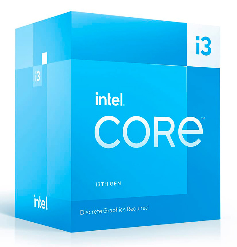 INTEL CPU Core i3-13100F, 4 Cores, 3.40GHz, 12MB Cache, LGA1700 -κωδικός BX8071513100F