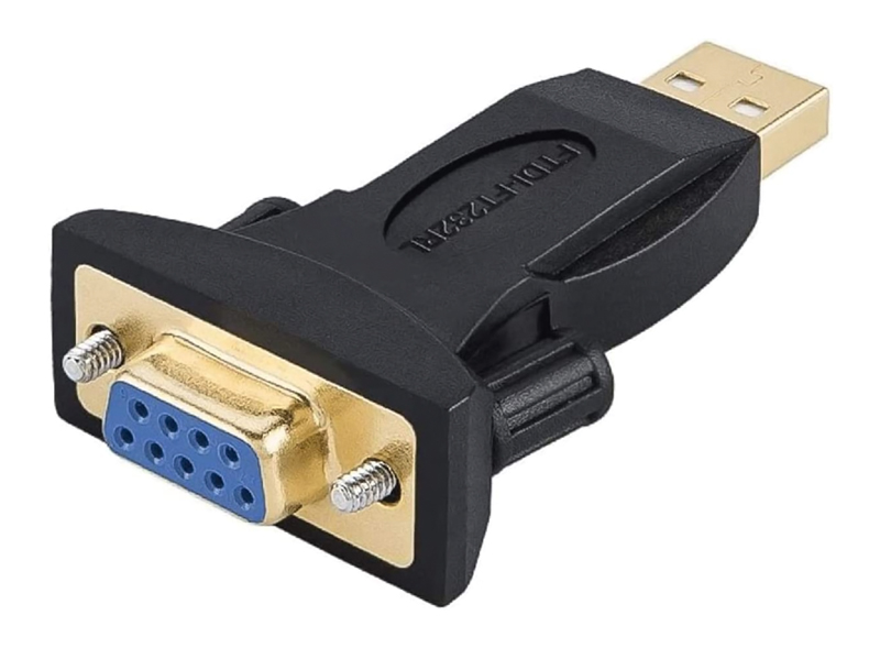 POWERTECH αντάπτορας USB 2.0 σε RS232 CAB-U152, PL2303TA, μαύρος -κωδικός CAB-U152