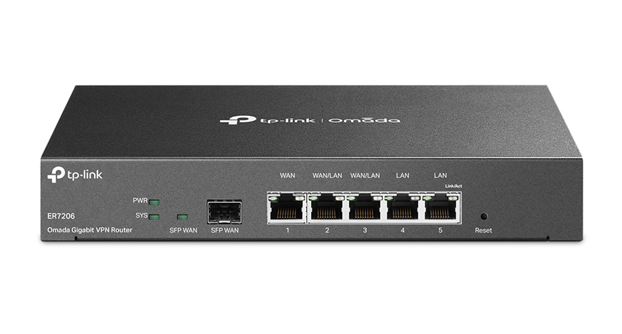 TP-LINK Gigabit VPN Router ER7206, 5x Gigabit & 1x SFP port, Ver. 1.0 -κωδικός ER7206