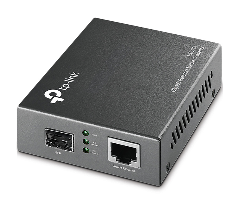 TP-LINK Gigabit SFP Media Converter MC220L, Ver. 4.20 -κωδικός MC220L