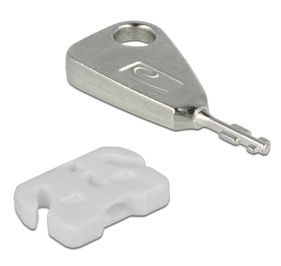 DELOCK blocker θυρών USB 20648 με εργαλείο κλειδώματος, 5τμχ -κωδικός 20648